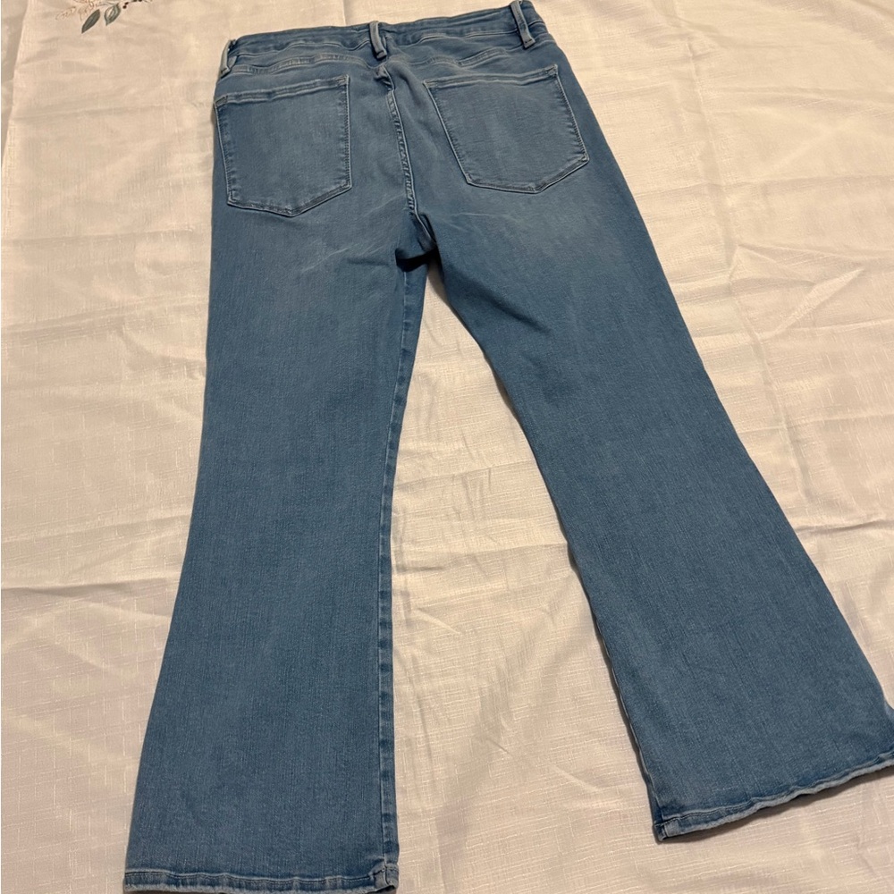 Frame Denim Women's Cropped Light Blue Jeans - Picture 3 of 5